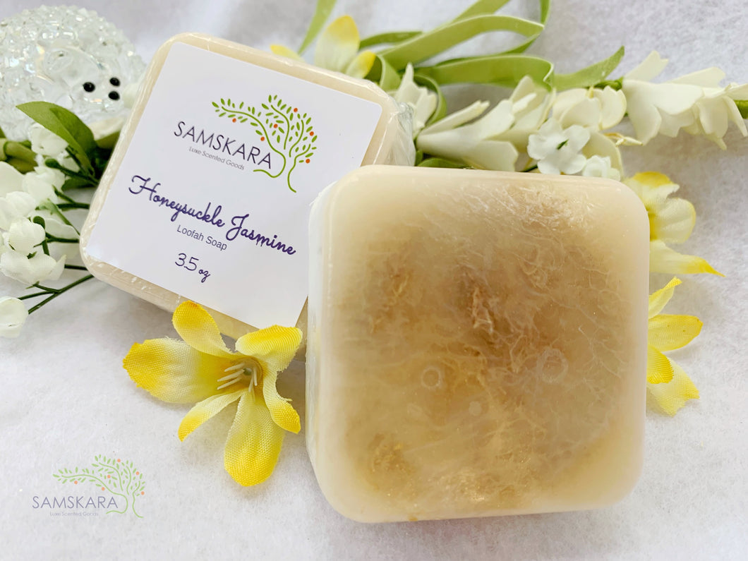 Honeysuckle Jasmine Loofah Soap