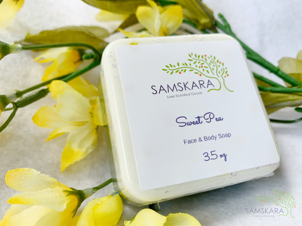 Sweet Pea Face & Body Soap