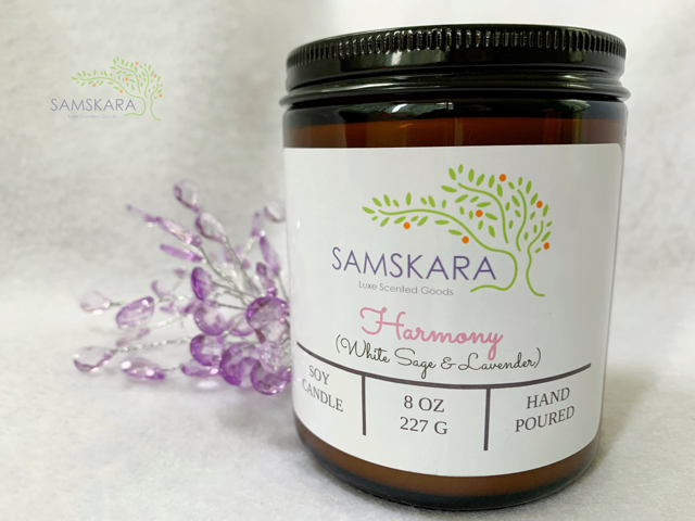 Harmony (White Sage & Lavender) Soy Candle