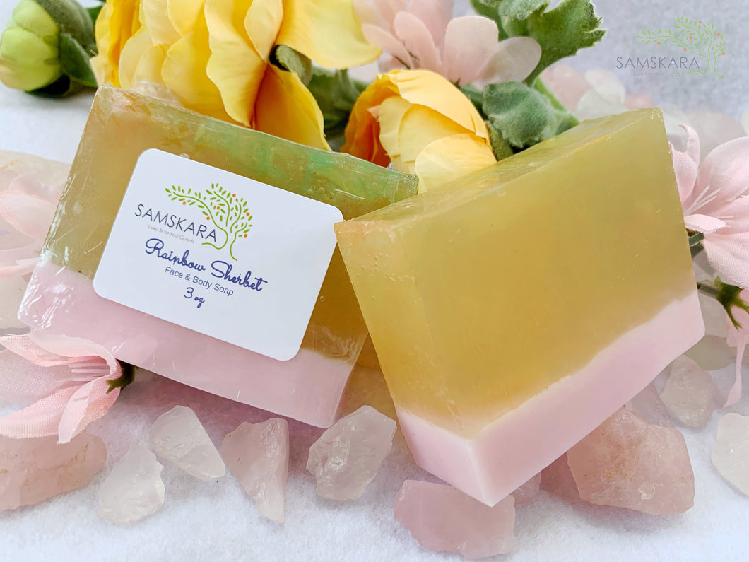 Rainbow Sherbet Face & Body Soap